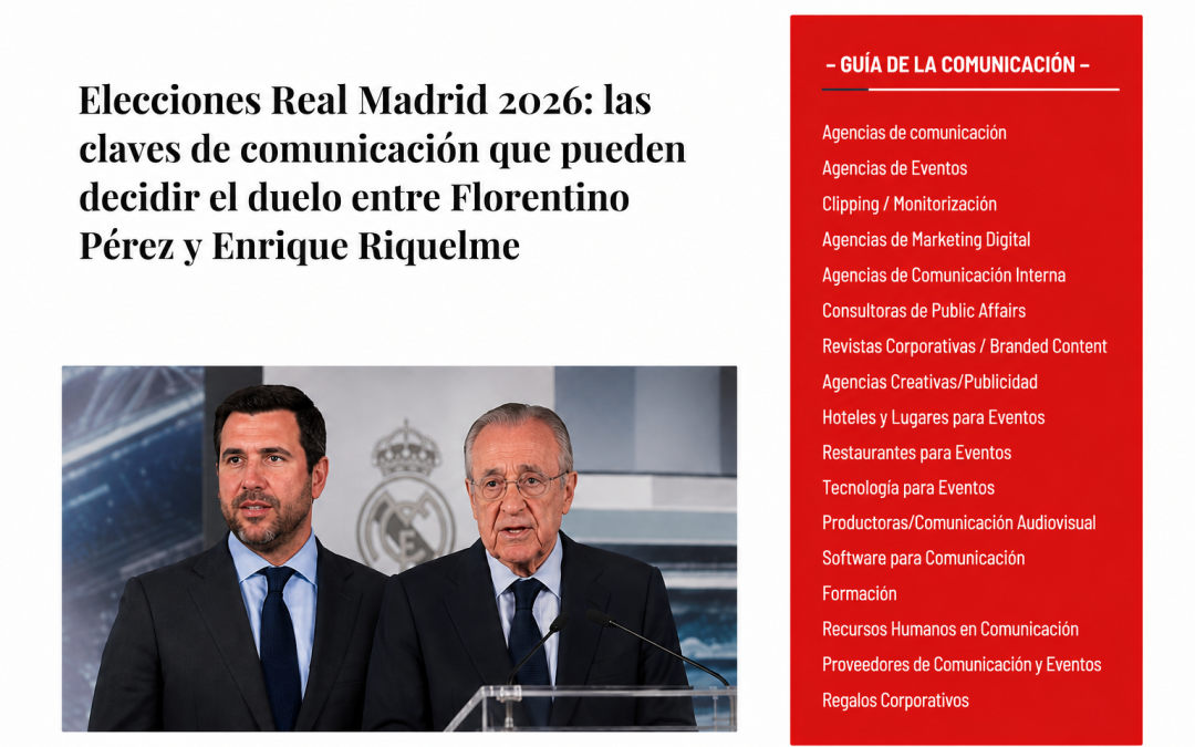 Las elecciones del Real Madrid como caso práctico de comunicación